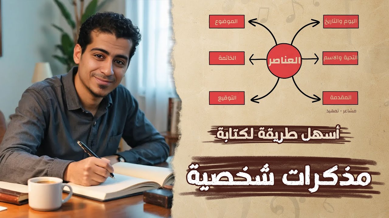 شرح درس كتابة مذكرات شخصية | الصف الأول الإعدادي | التعبير الكتابي