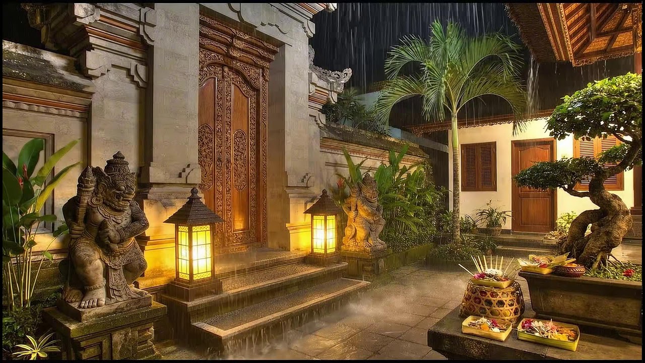 Rain Sound For Sleeping - Instant Sleep ⚡ Heavy Rain Sounds for Insomnia