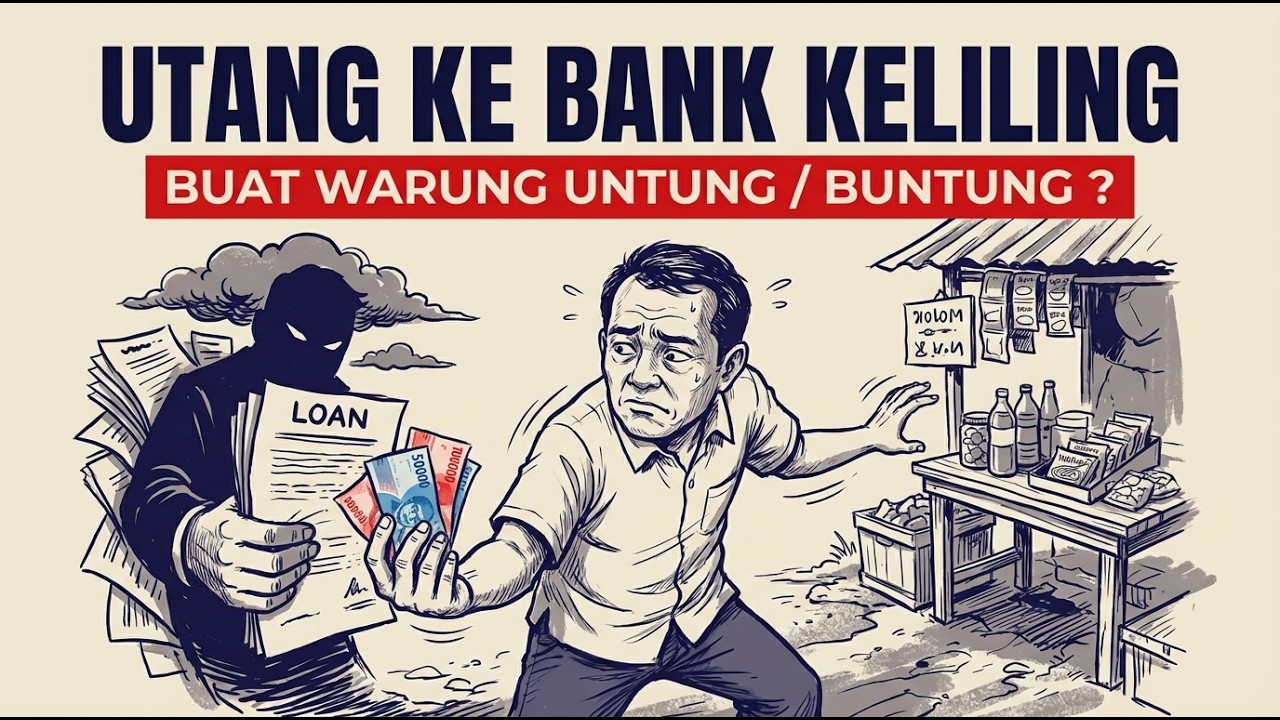 Kenapa Suntikan Modal Dari Bank Keliling Bikin Warung Kecil Bangkrut dalam 3 Bulan? Ini Hitungannya!