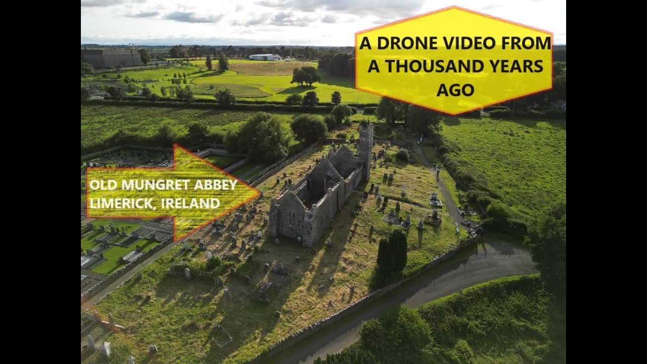 Unveiling the Secrets of Old Mungret Church: A 4k Drone Video