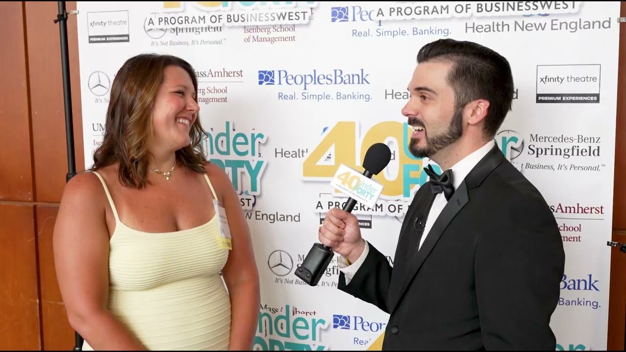 40 Under Forty Catherine Rioux Red Carpet Interview