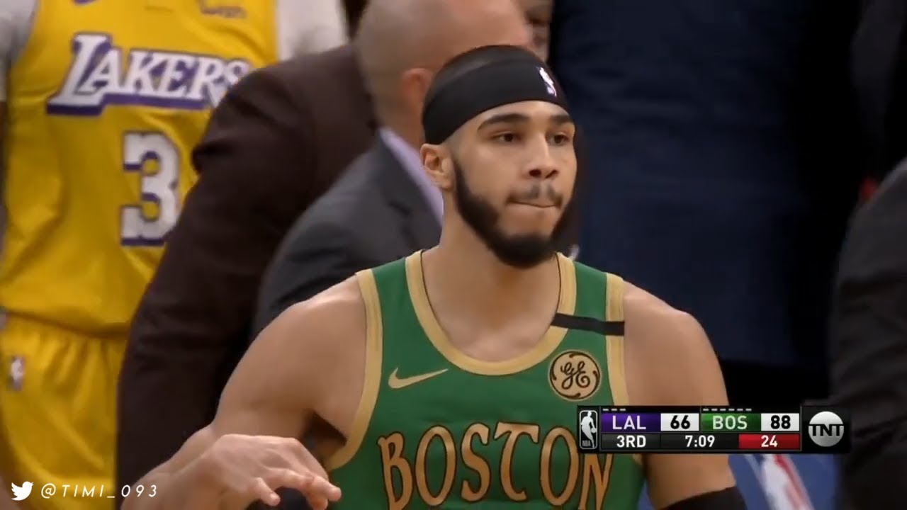 Jayson Tatum Highlights vs Los Angeles Lakers (27 pts, 5 reb, 3 ast)