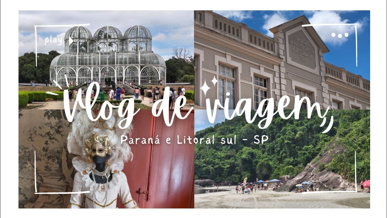 Viagem pelo Paraná e Litoral Sul de SP | Lapa, Curitiba e Praias | Vlog #2