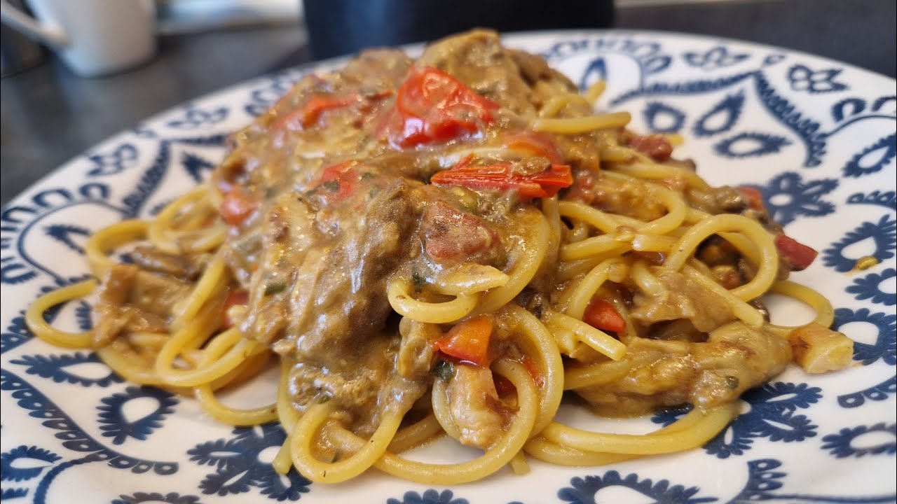 Pasta Porcini Secchi e Pancetta - Ricetta anni '80