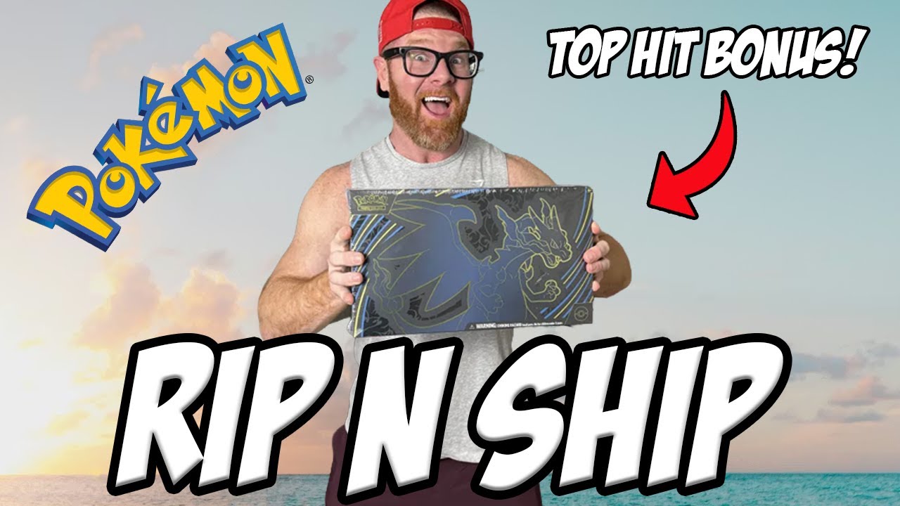 🔴 LIVE Pokémon RIP N SHIP! Top Hit Bonus CHARIZARD UPC!