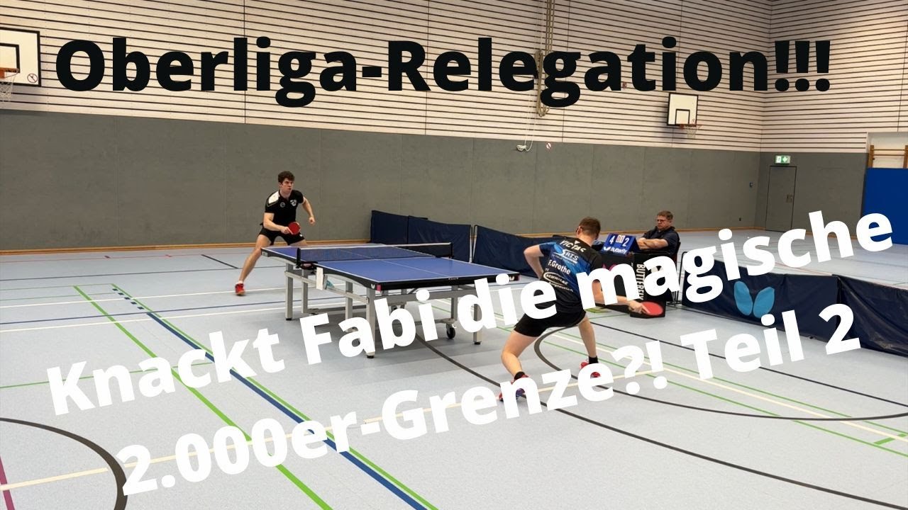 Fabis entscheidende Einzel für die Oberliga - Nr. 2! F. Grothe (TTR 1993) vs C. Kaltchev (TTR 2006)🏓