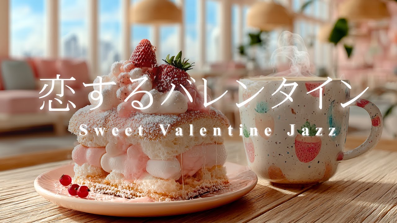 【バレンタインBGM】恋する二人のための甘いジャズ💝とびきりロマンチックなカフェで過ごす、愛に溢れた幸せな時間, Sweet & Romantic Valentine Jazz