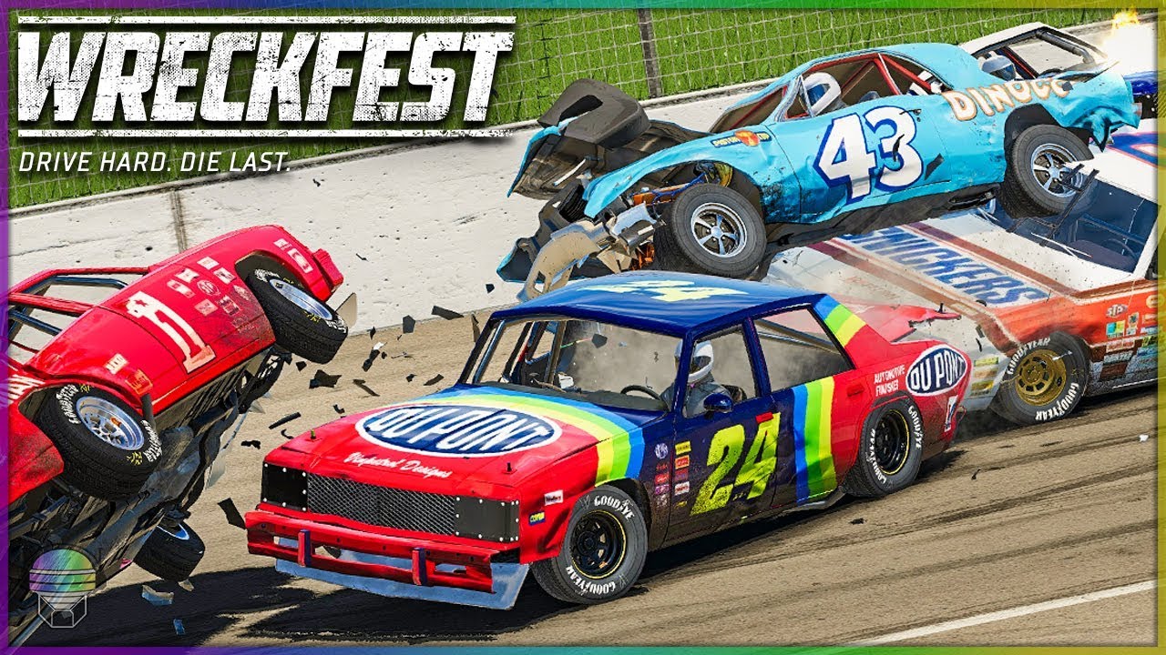 THE KING GETS CRUNCHED! [TALLADEGA, BRISTOL, AND FIGURE 8!] | Wreckfest | NASCAR Legends Mod