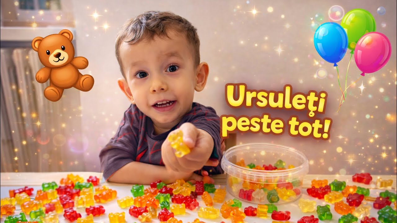 Ursuleți peste tot – magie dulce cu Ragnar 🍬✨