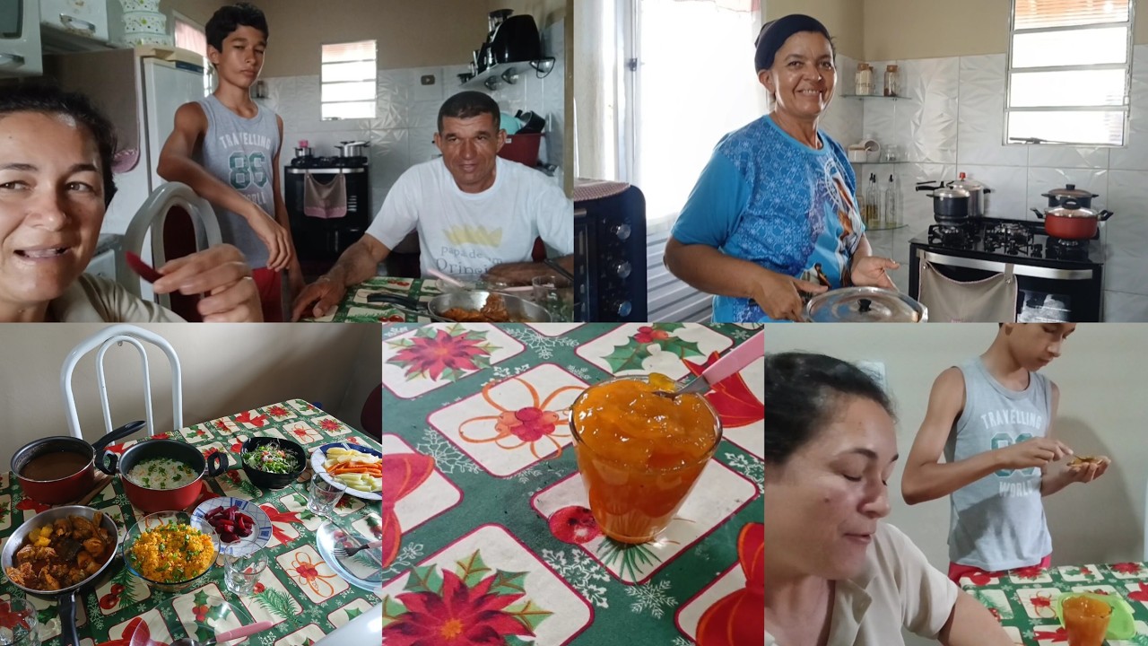 DOMINGO MARAVILHOSO/A CARNE DO ALMOÇO FICOU POR CONTA DA CUNHADA/ARTHUR APROVOU ESSA GELEIA