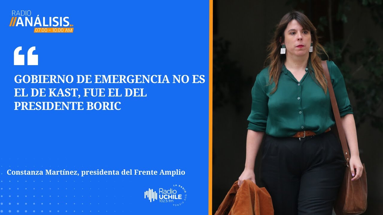 Primera Edición Radioanálisis - Constanza Martínez