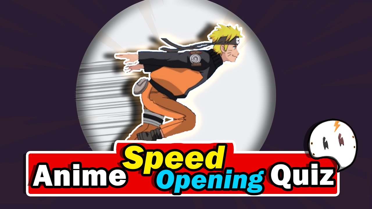 Anime Speed Openings Quiz - 66 Openings | Bliz