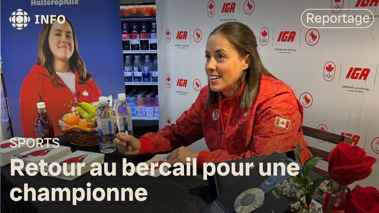 L’haltérophile Maude Charron rencontre ses admirateurs à Rimouski