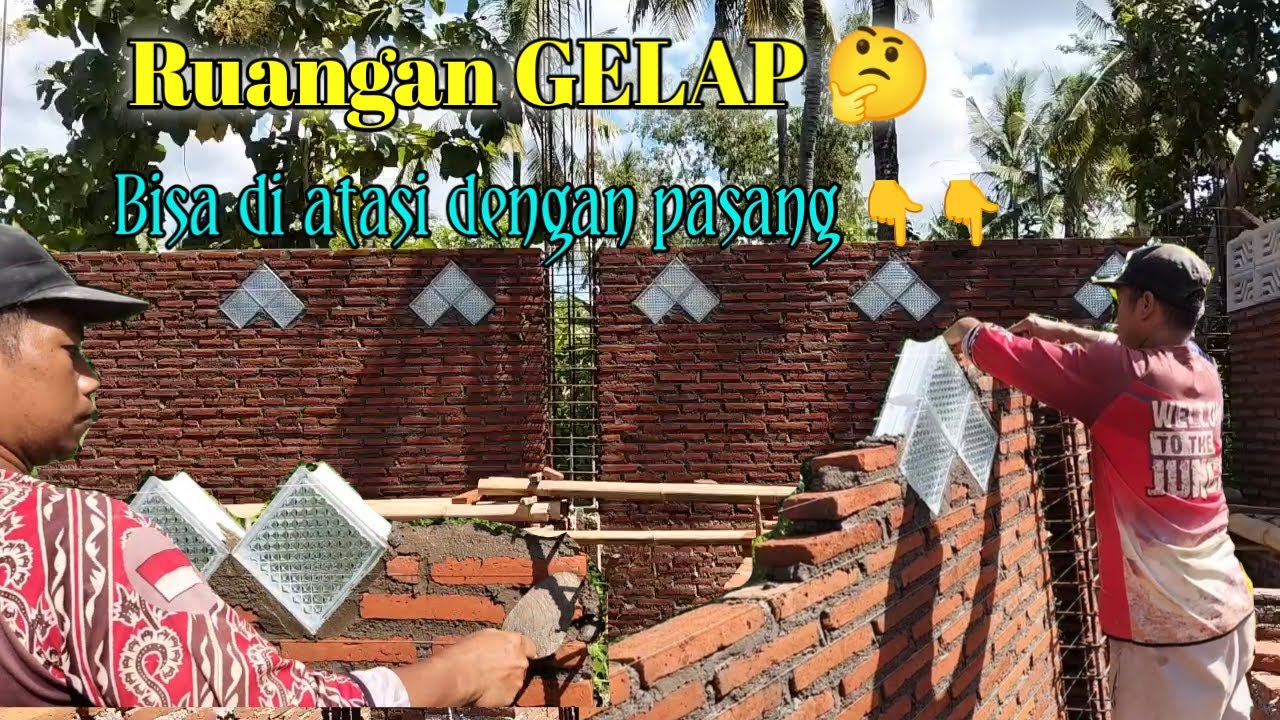 Cara pasang glass block cepat dan rapi