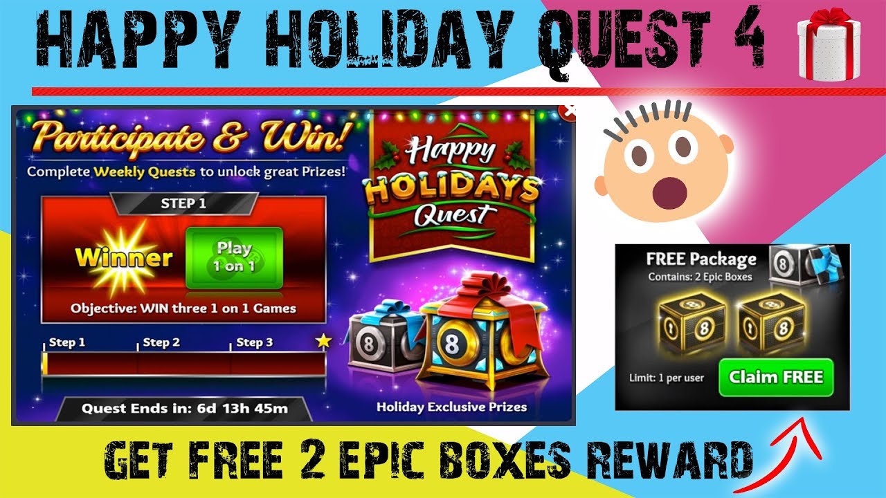 😎 GET Free Epic Boxs 🗳 Holiday Quest No.4 🎄 How Special This For You. ? SMARTHACKSPOT