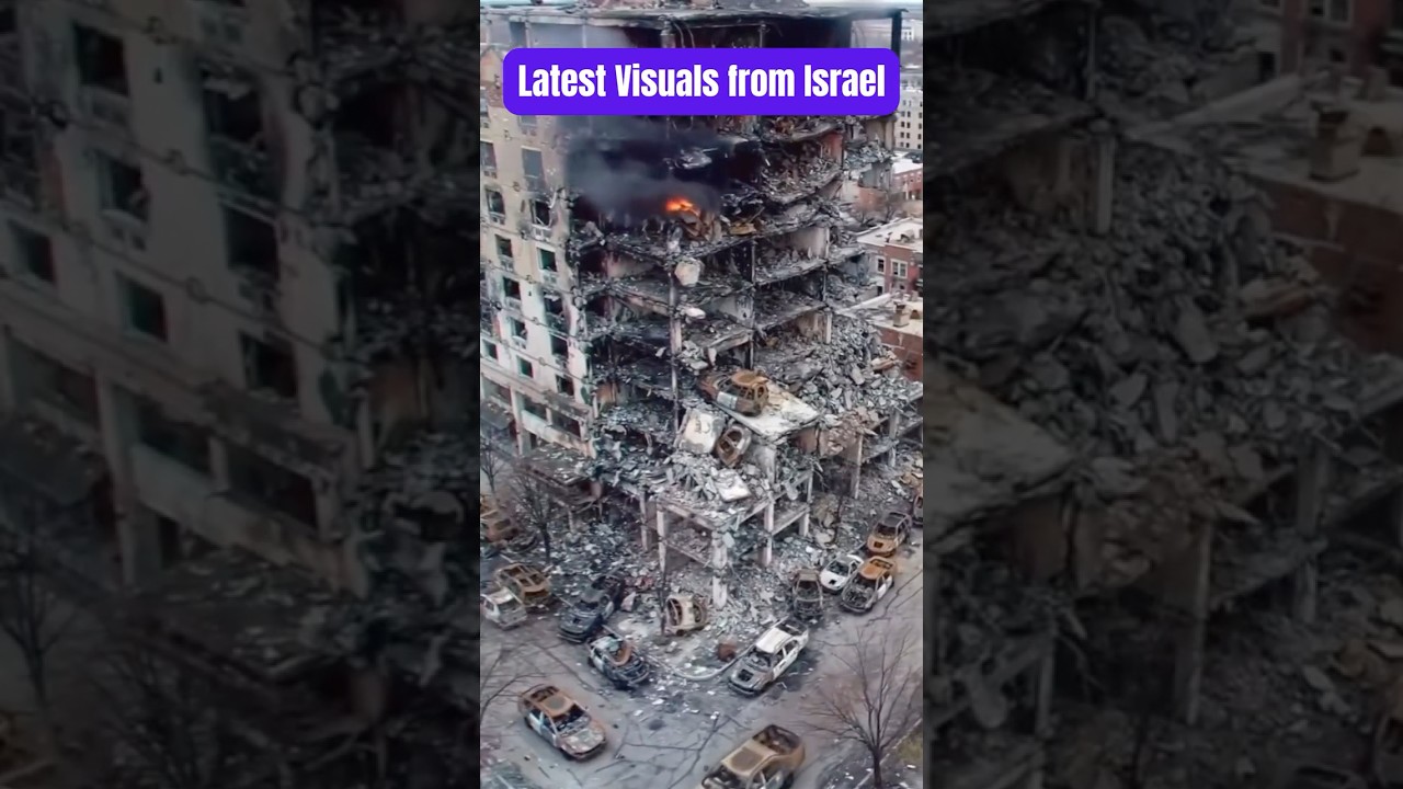 Tel Aviv in Ruins After Iran Missiles Strike 😱💥 Real Destruction Footage!