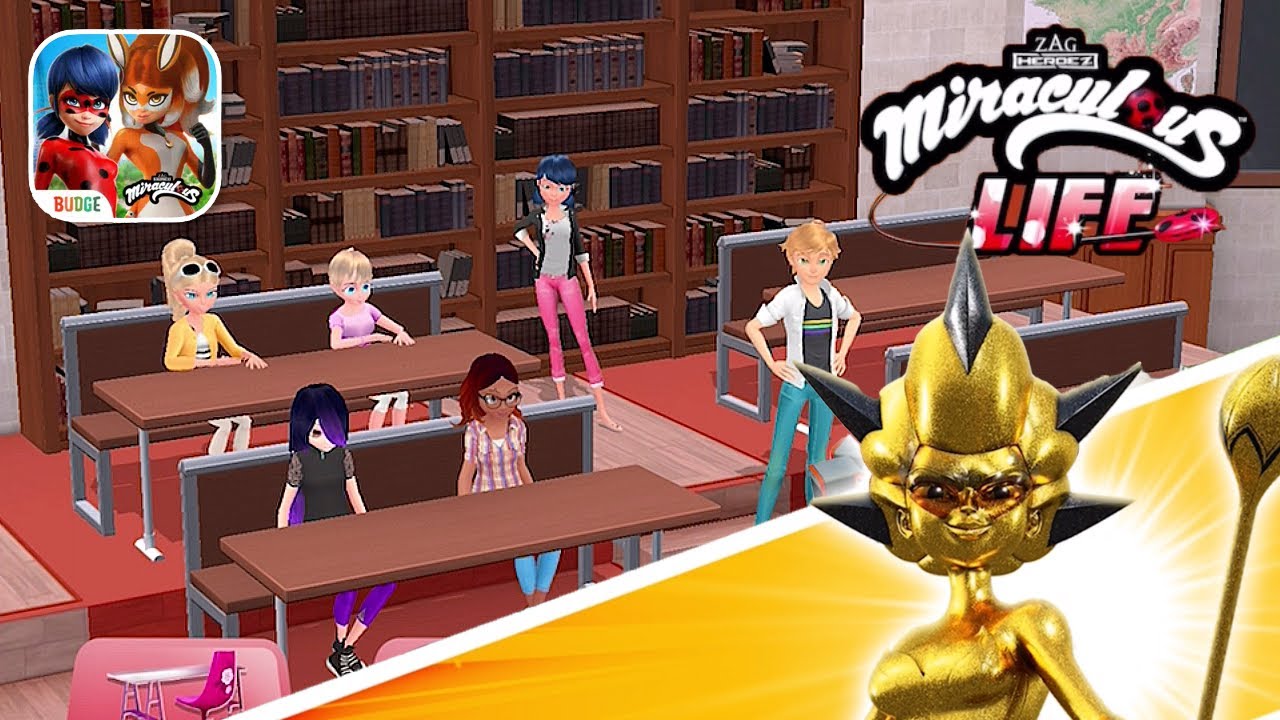 Miraculous Life — Мисс Бюстье, класс и королева стиля — геймплей на iOS/Android