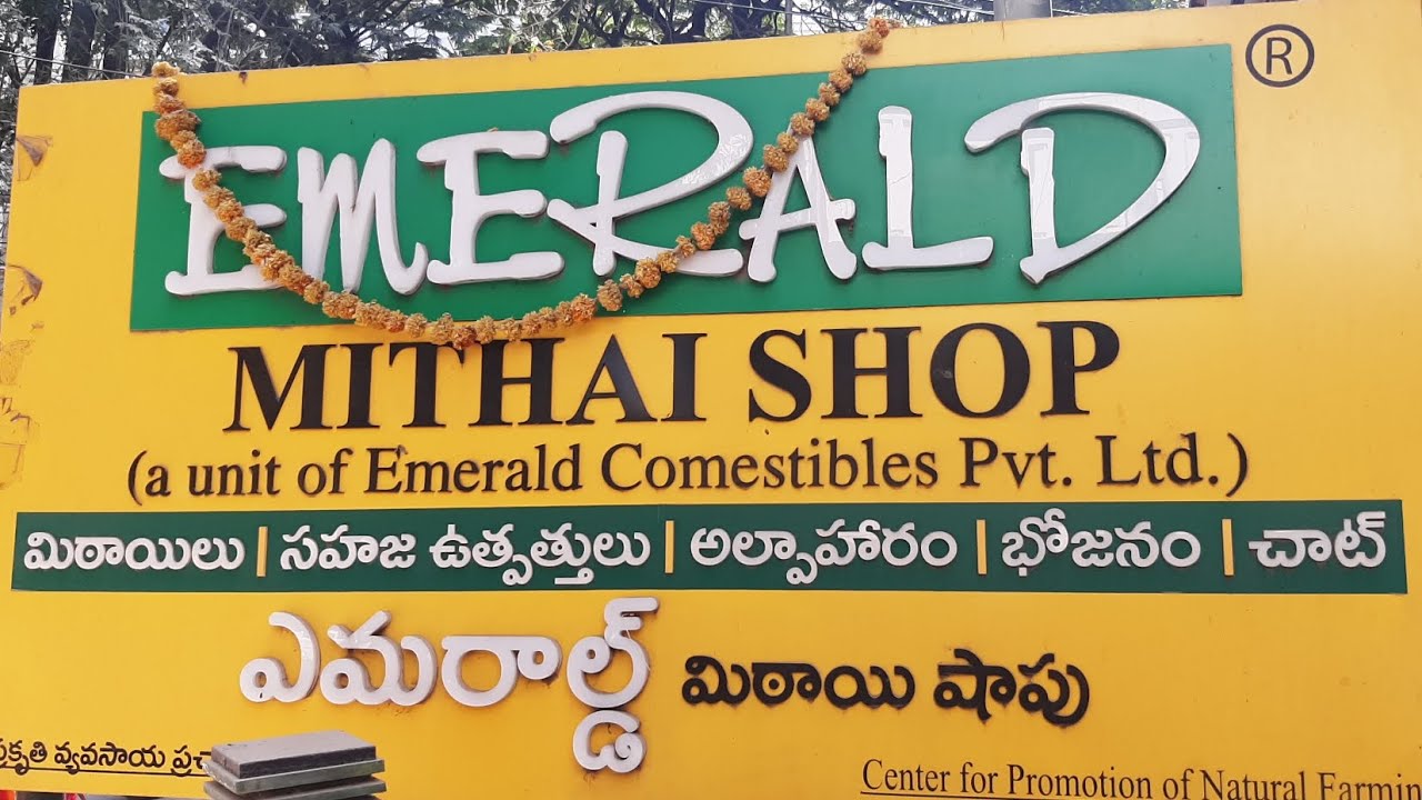 EMERALD Mithai Shop#Organic food#Banjara Hiils#Hyderabad#informative Vlog.