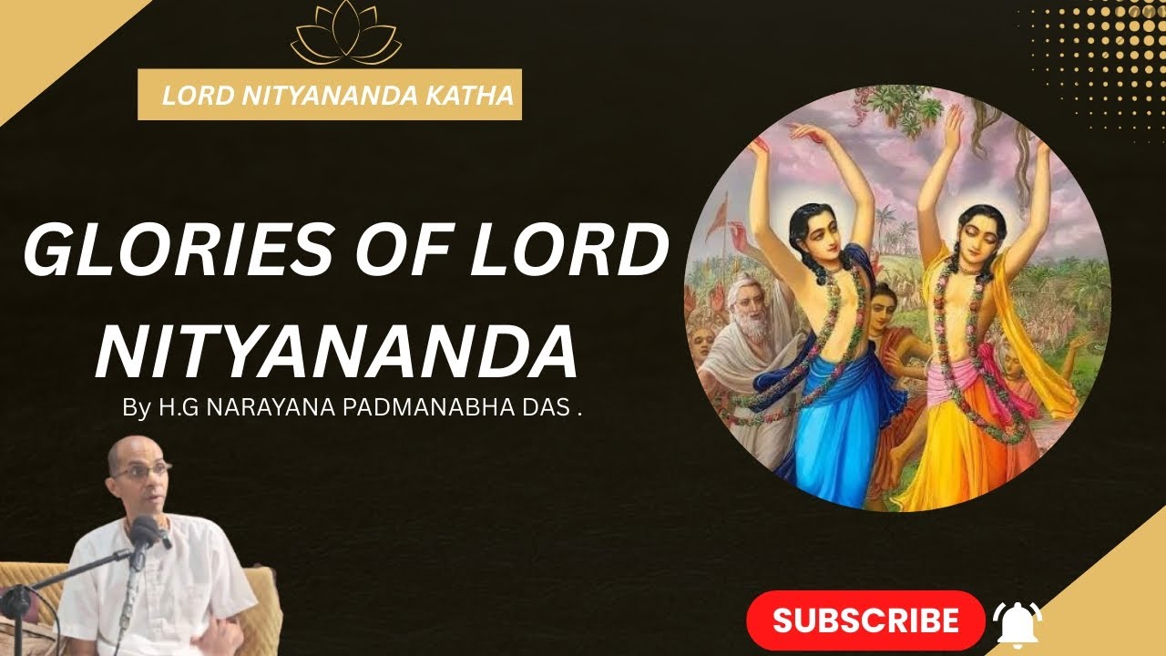 Glories  Of Lord Nityananda | class by H.G NARAYANA PADMANABHA DASA | CLASS IN ENGLISH 