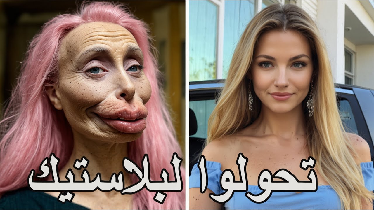 افشل عمليات جراحية قبل وبعد لمشاهير تحولوا لبلاستيك