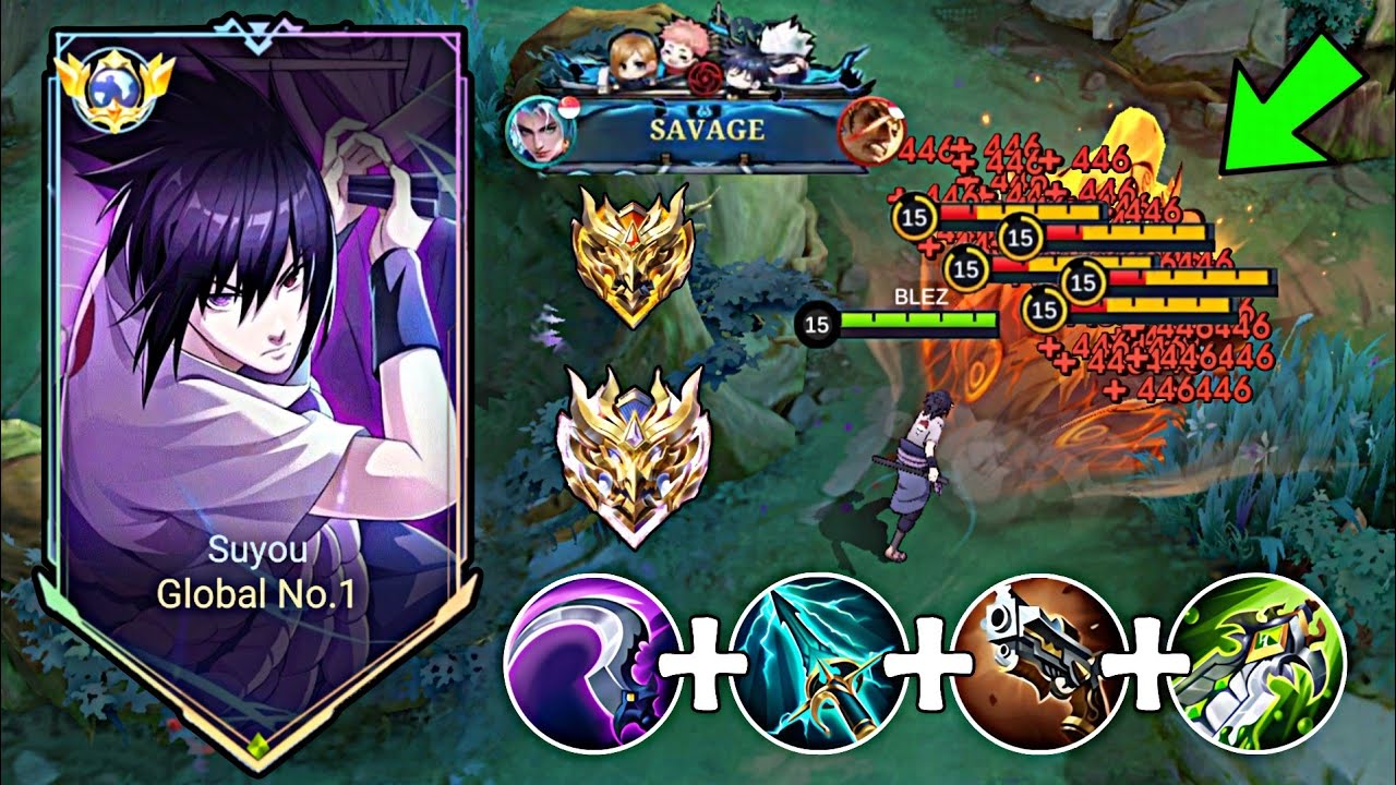 SUPREME SUYOU SAVAGE KILL 18 SUPER AGRESIF GAMEPLAY!! NEW BETS BUILD EMBLEM SUYOU FROM TOP GLOBAL 