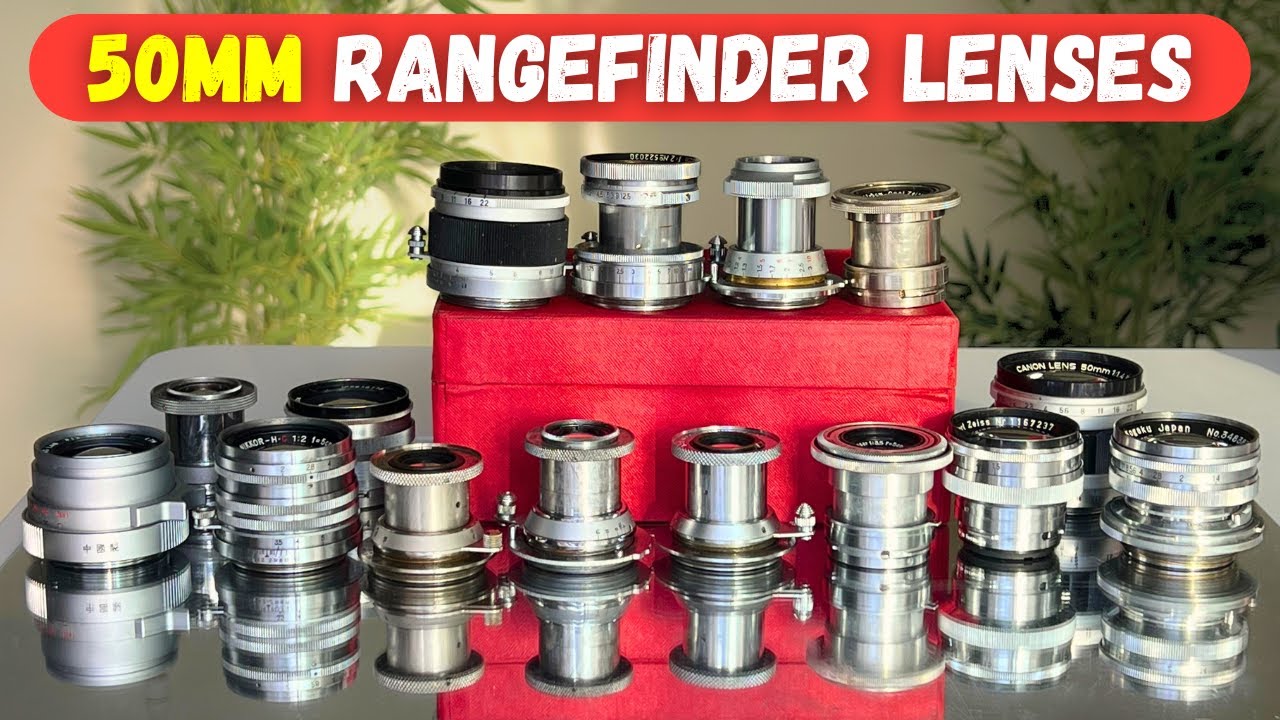 🔴 15 VINTAGE Rangefinder 50mm Lenses for LEICA + How to STOP Lens Flare