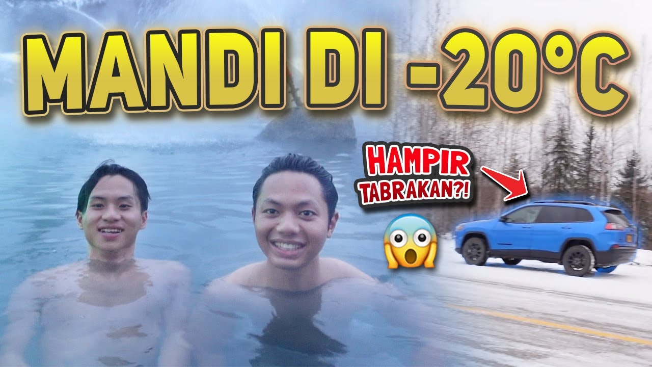 Nyaris TABRAKAN😭 Mobil TERGELINCIR di jalan ES😱⁉️ NYEBUR di suhu MINUS 20°C SEDINGIN apa🥶⁉️ (ep. 2)