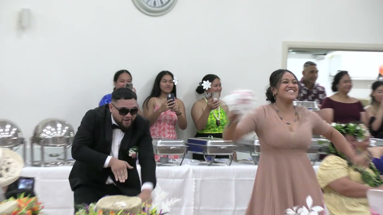 Cook Island Wedding Reception of Moana Saitu & Jeffery Williams Part 1