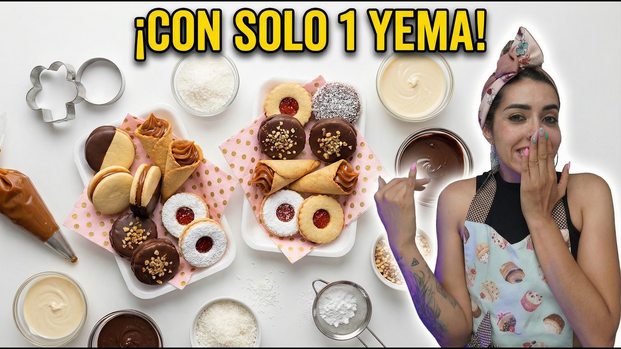 Cómo hacer Masas Secas con 1 sola yema | Idea para vender y emprender