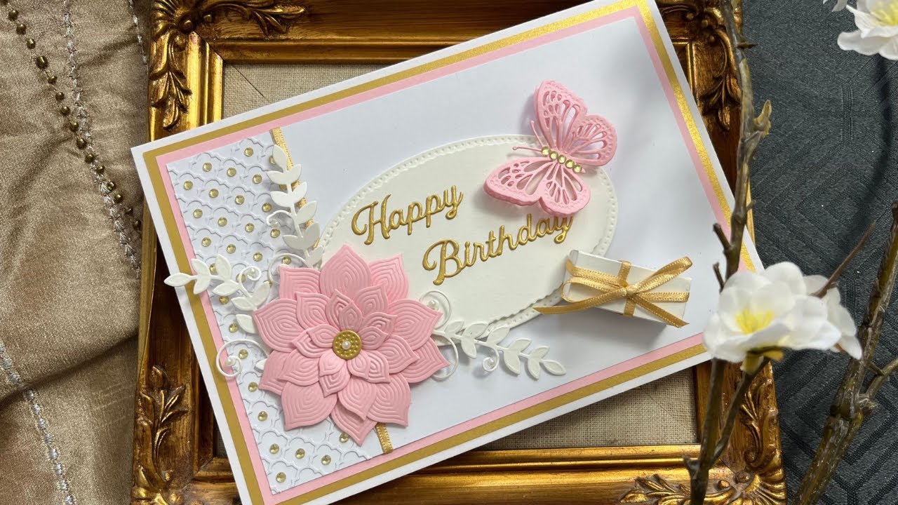 Creative Expressions - Birthday Elegance - Card Making Tutorial With Jamie Rodgers