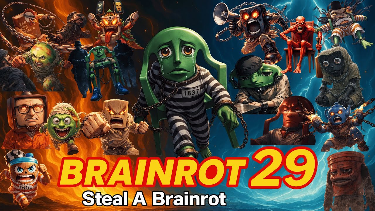 Brainrot Anime Opening Song Pt.29 (Official MV) feat ALL NEW Steal a Brainrot Characters