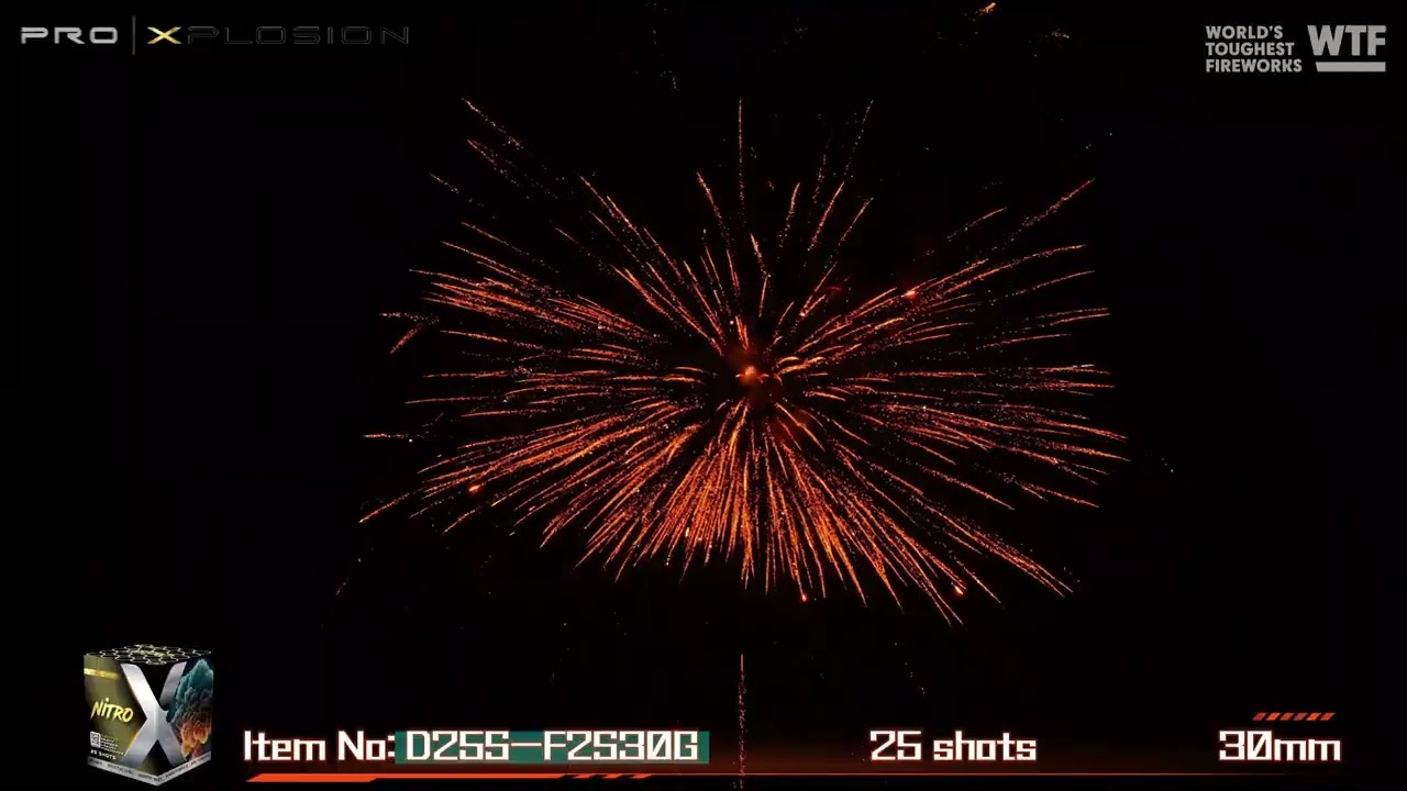 NITRO - HQS25 - 1.3G - 25 shots - Square