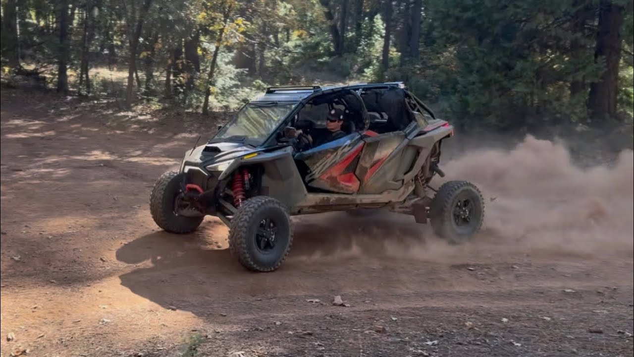 Back country riding my Polaris RZR Turbo R