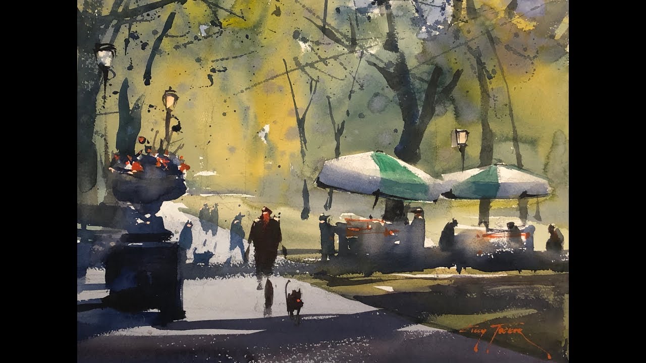 Advancing with Watercolor: on location - NYC 