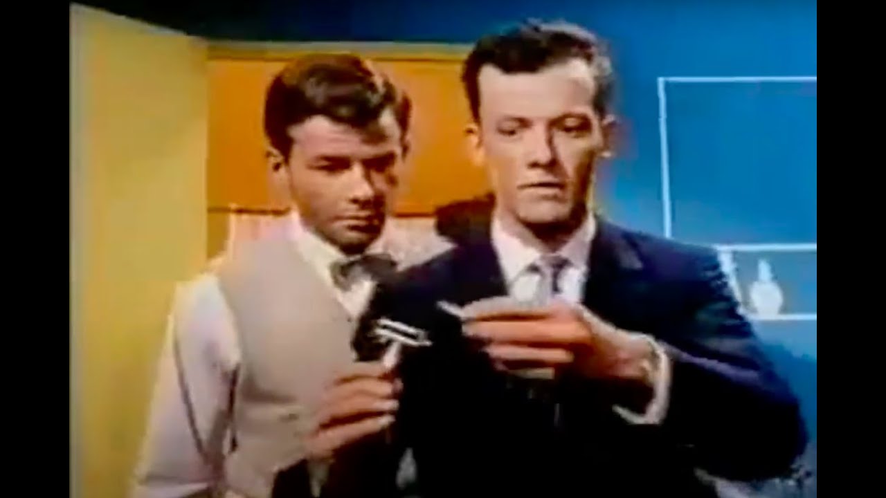 60s TV Gillette Commercial. Agent 