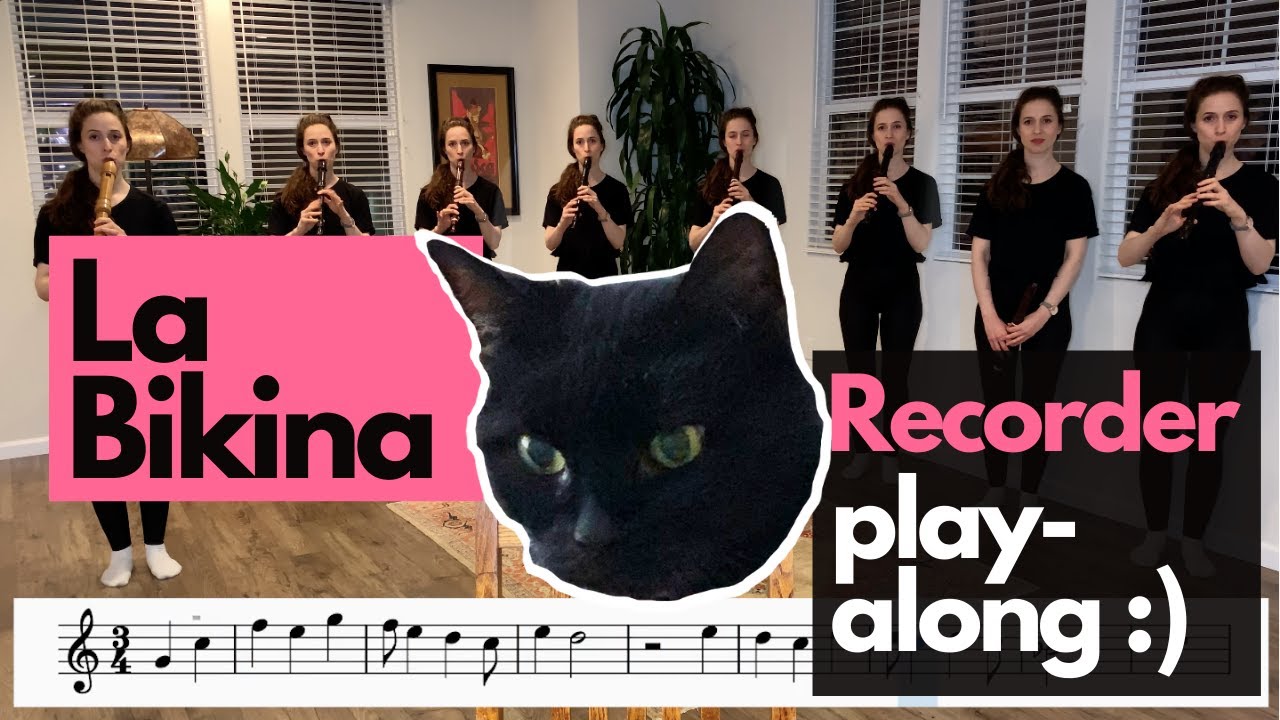 La Bikina on Recorder(s!) - Play Along