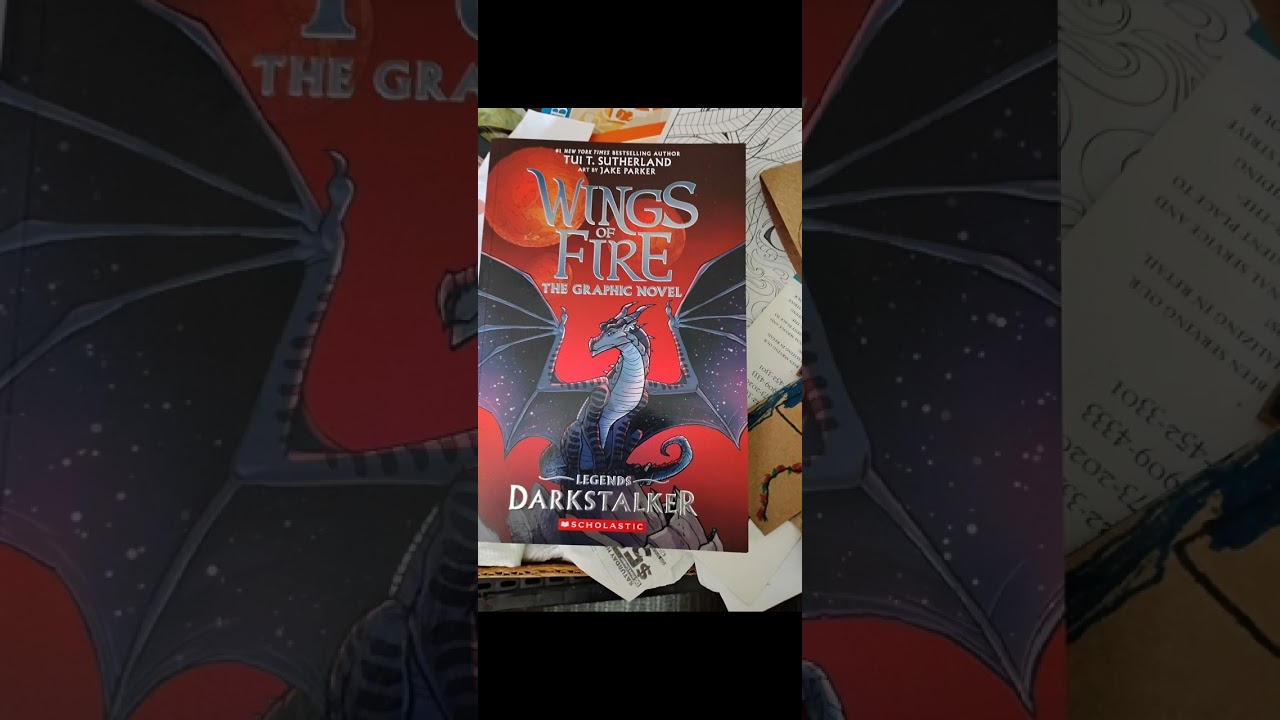 Book Review: "Wings of Fire: Legends Darkstalker" (Graphic Novel) by Tui T. Sutherland!!!