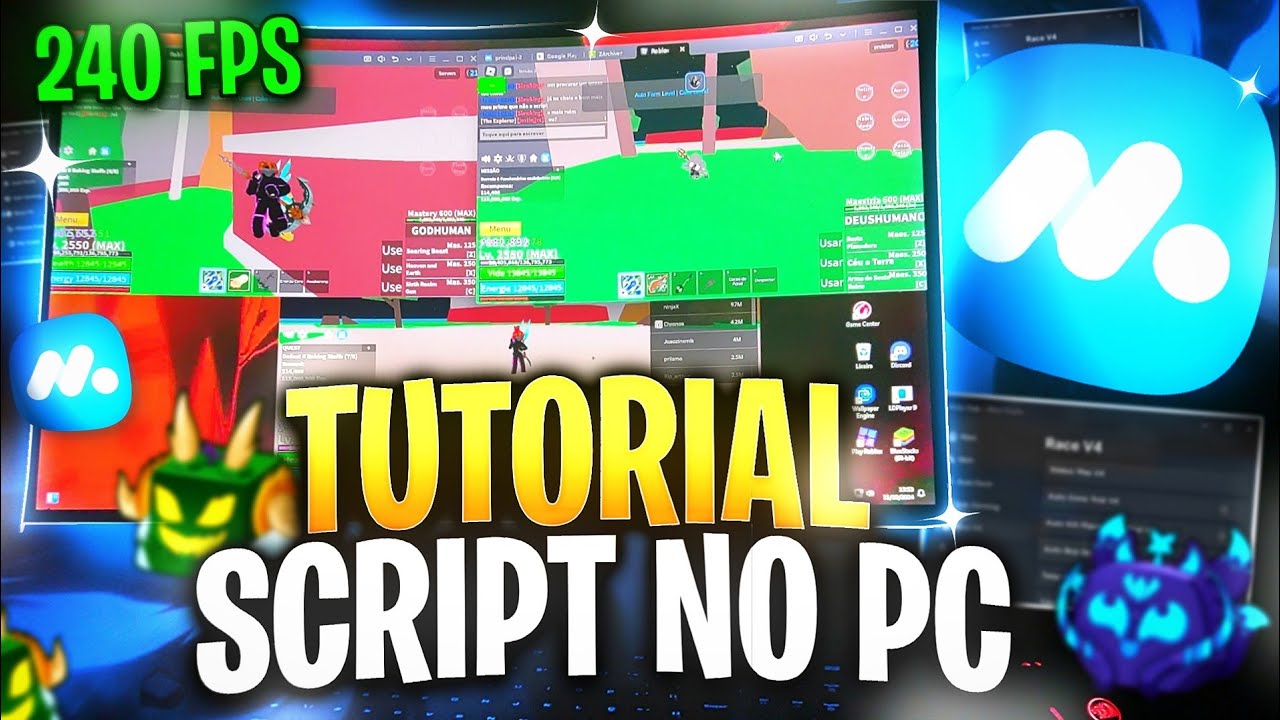 ✅ COMO BAIXAR o MELHOR EMULADOR e USAR SCRIPT NO PC BLOX FRUITS