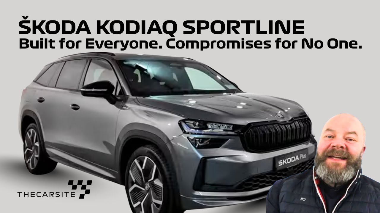 Обзор &Scaron;koda Kodiaq Sportline &ndash; умный 7-местный семейный внедорожник, созданный для семейного отдыха.