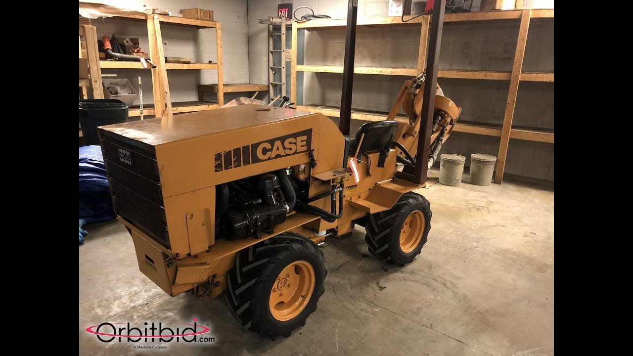 Case Maxi Sneaker ride on motorized trencher | For Sale | Online Auction at Orbitbid.com
