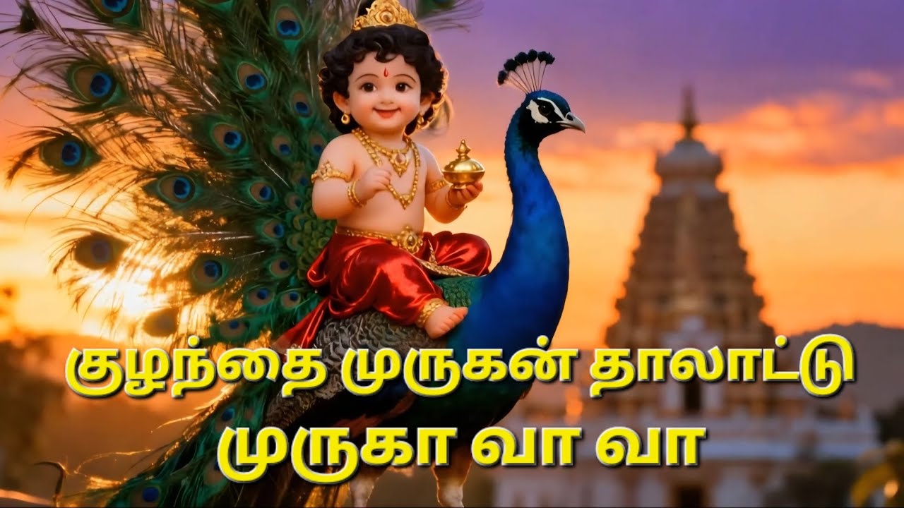குழந்தை முருகன் தாலாட்டு 🙏 | Muruga Vaa Vaa | Bala Murugan Divine Lullaby | Baby Murugan  Song