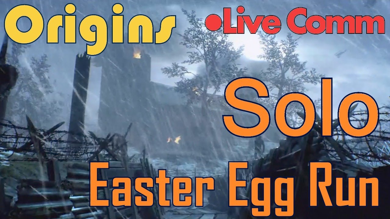 Origins Livestream | Solo Easter Egg & 9 Perks Attempt - Live commentary | BO2 Apocalypse DLC