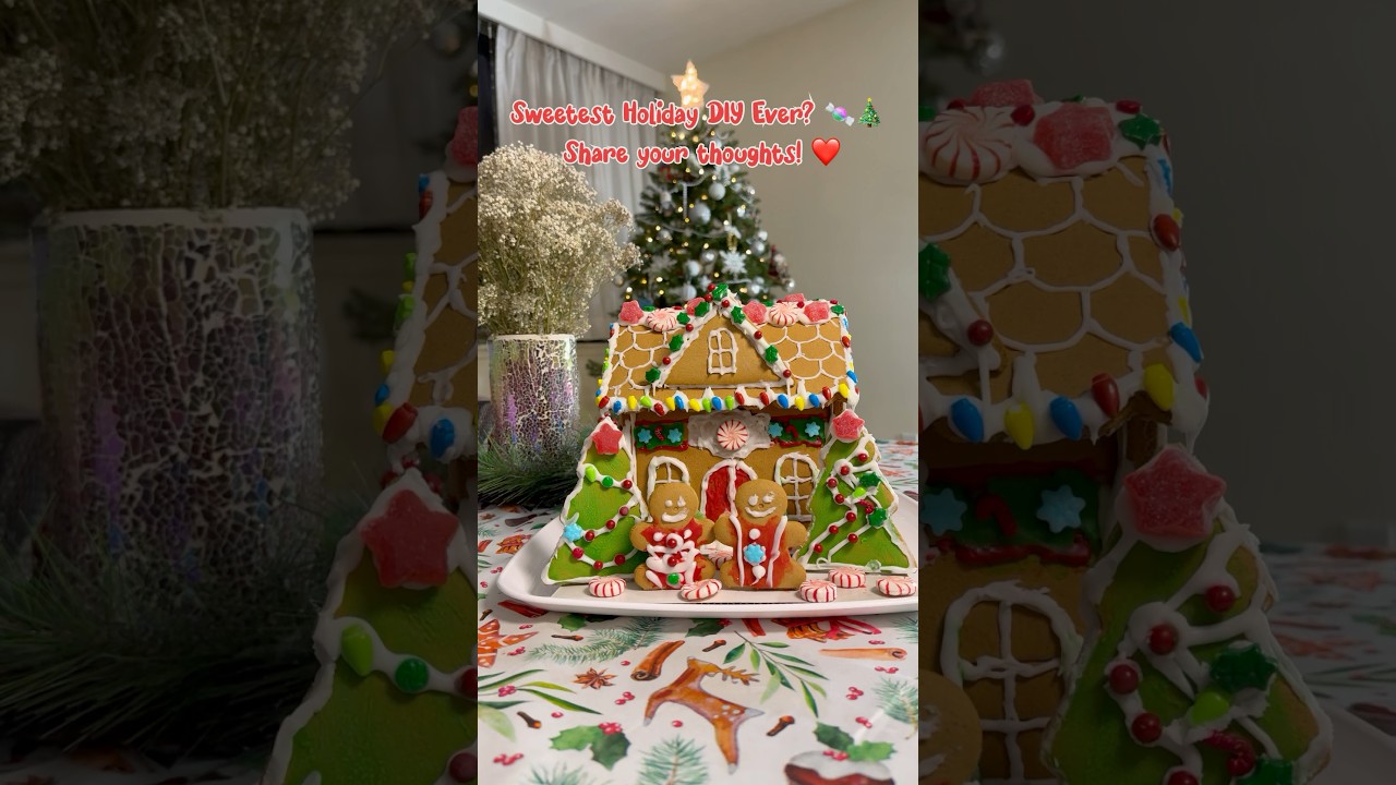 Costco Gingerbread House Unboxing & Decorating 🎄🍬 | Sweet Holiday Fun!