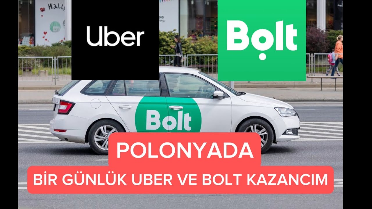 BİR GÜNLÜK BOLT VE UBER KAZANCIM | POLONYA |