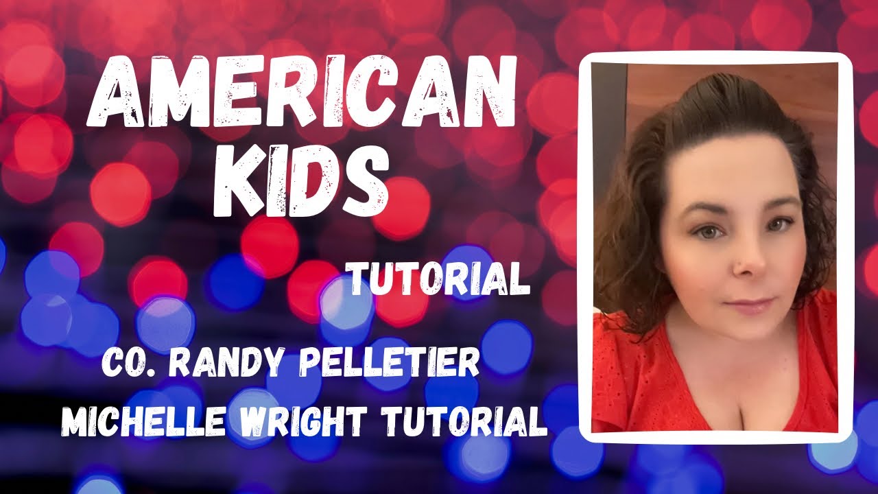 American kids line dance tutorial High beginner choreography by Randy Pelletier