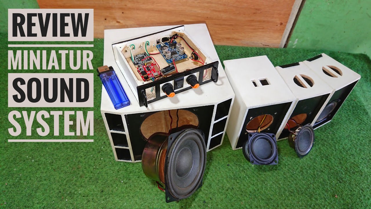 REVIEW miniatur sound system Line Array Plus cek sound sampai mbliyut @WILTEX Elek