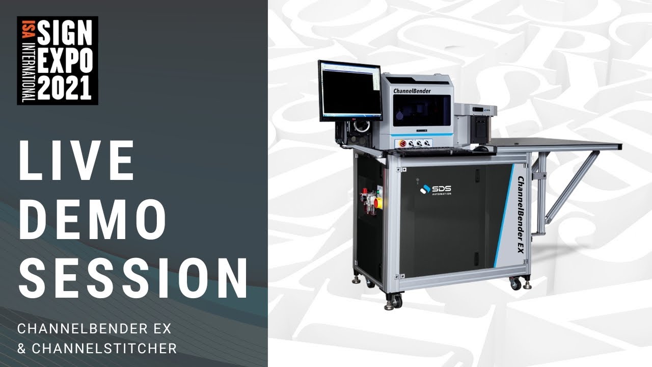 ChannelBender EX - Best Entry Level Channel Letter Bender - ISA Sign Expo Live Demo Replay - 4/8/21