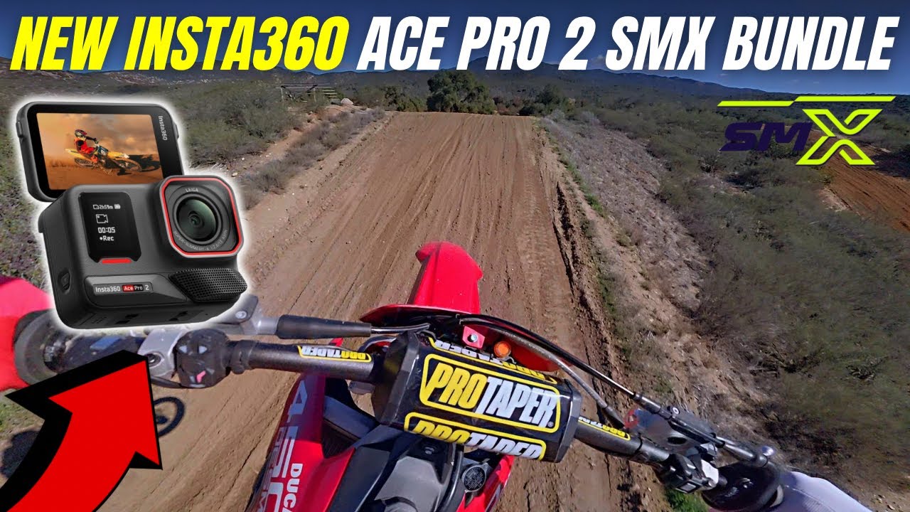 Идеальная экшн-камера для мотокросса! Комплект Insta360 Ace Pro 2 SMX