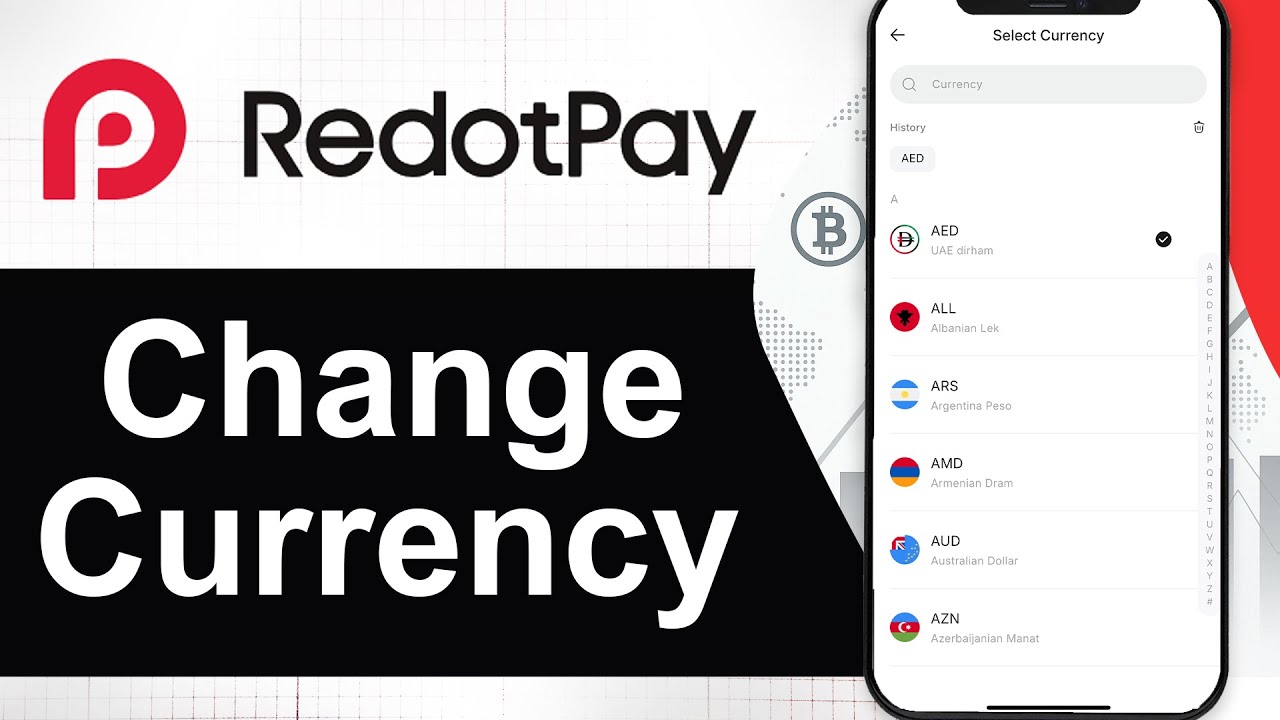 How To Change Currency in RedotPay (Step By Step)