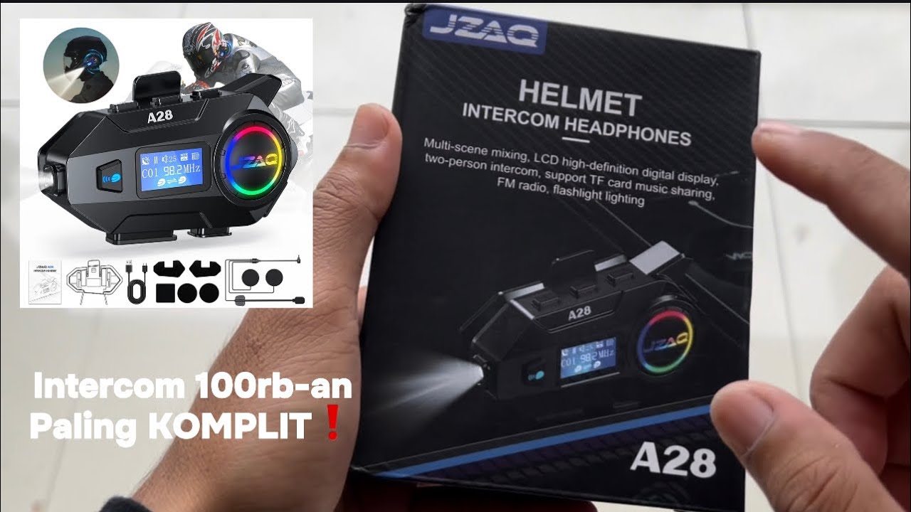 Unboxing & Review INTERCOM JZAQ A28 - Bukan Headset Bluetooth ‼️